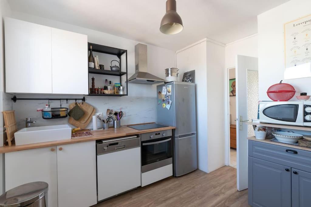 Cabana & Grand Appartement Cosy - Parking & Balcon Villefranche-sur-Saone Exterior photo